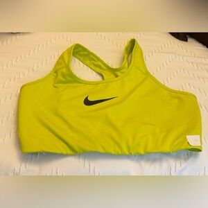 Nike Neon Green Racerback Sports Bra